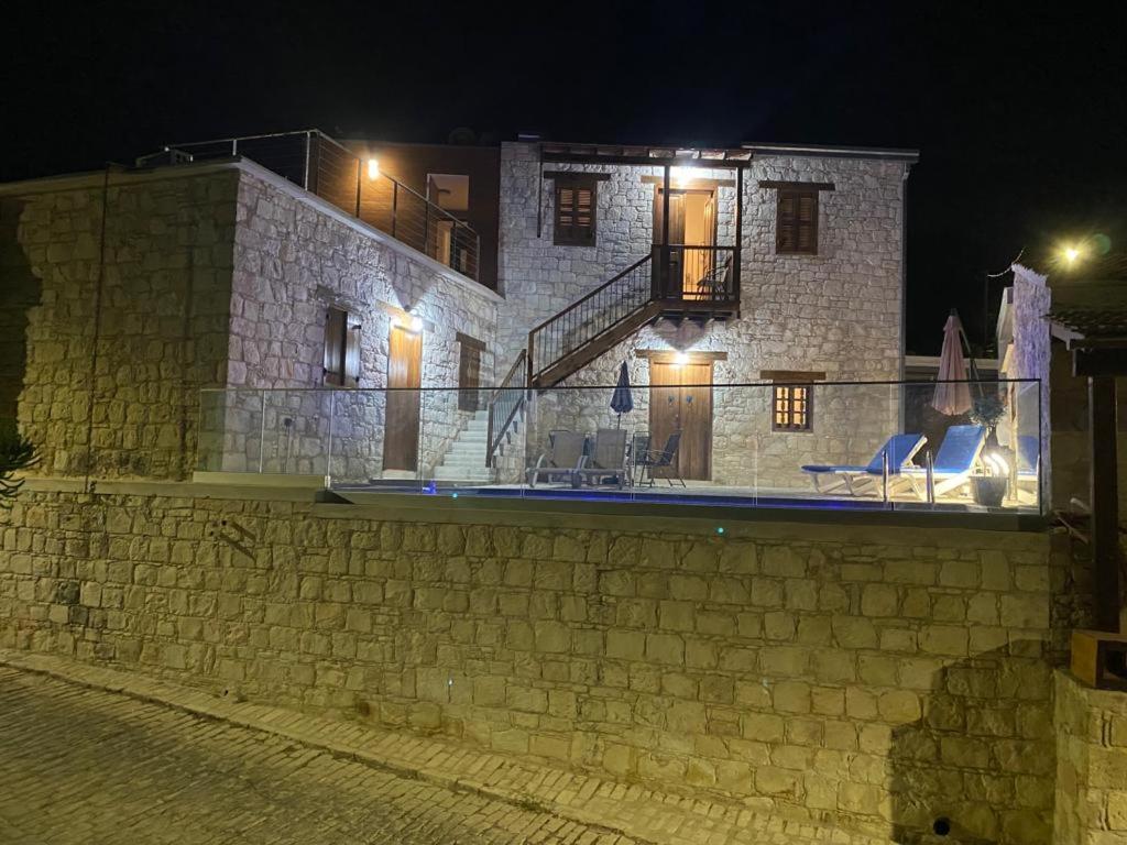 Stonehouse With Private Swimming Pool Villa Kallepia Exterior photo